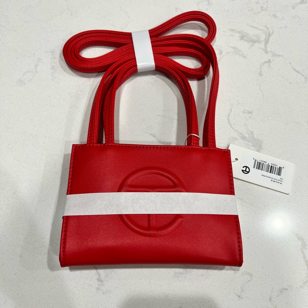 AUTHENTIC Red Telfar Shopping Bag